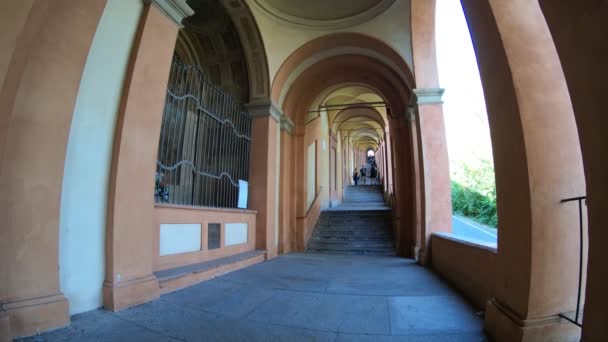 San Lucas portico itt: Bologna — Stock videók