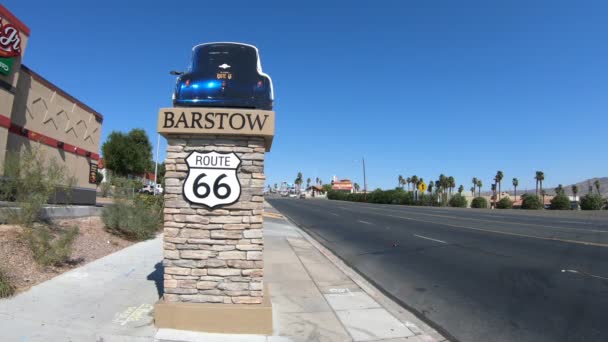 Barstow City California — стоковое видео