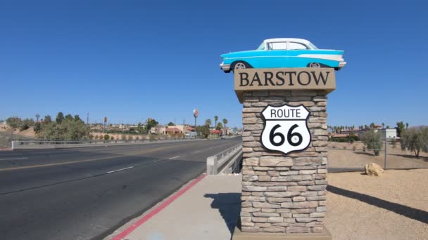 Barstow Mother Road — Stock video