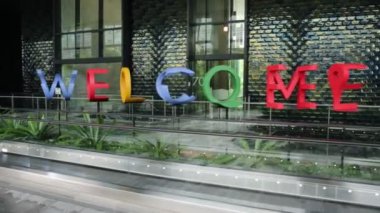 Singapur Google Hoşgeldin işareti