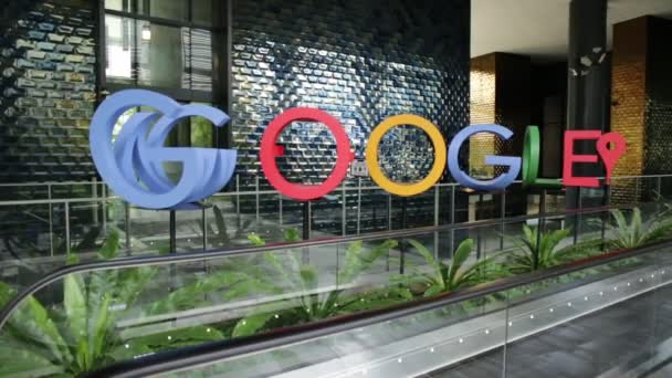 Sede de Google en Singapur — Vídeos de Stock