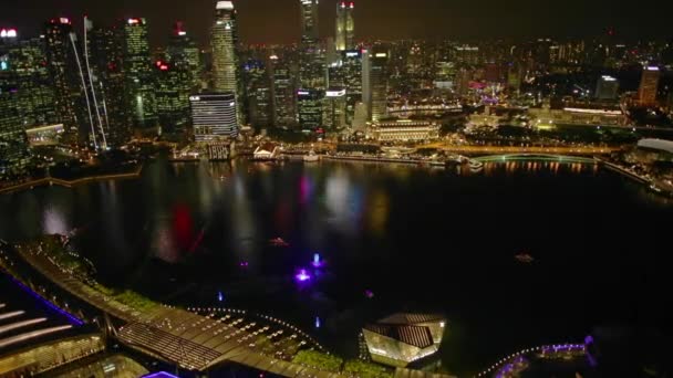 Marina Bay laps de temps aérien — Video