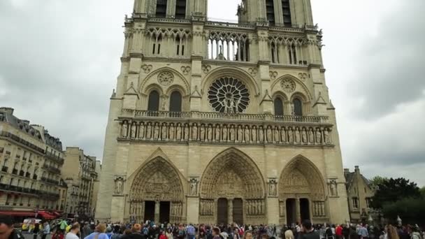 Párizsi Notre-Dame — Stock videók