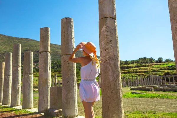 Kolommen van oude Messene — Stockfoto