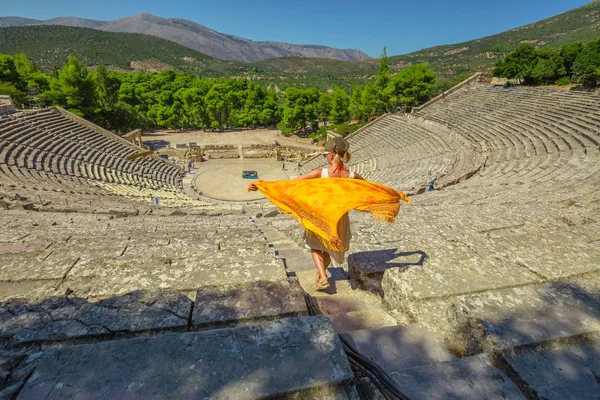 Epidaurus Theater Grekland — Stockfoto