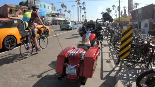 Harley Davidson californiano — Vídeo de Stock