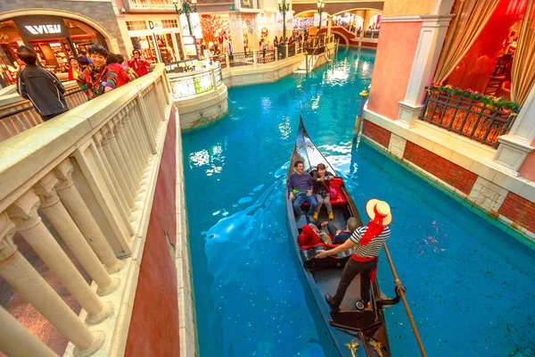 Gondol Ride Venedik Makao — Stok fotoğraf