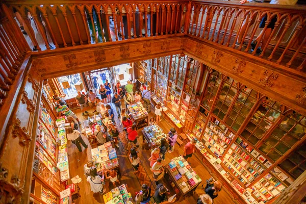 Biblioteca de Oporto Lello — Foto de Stock