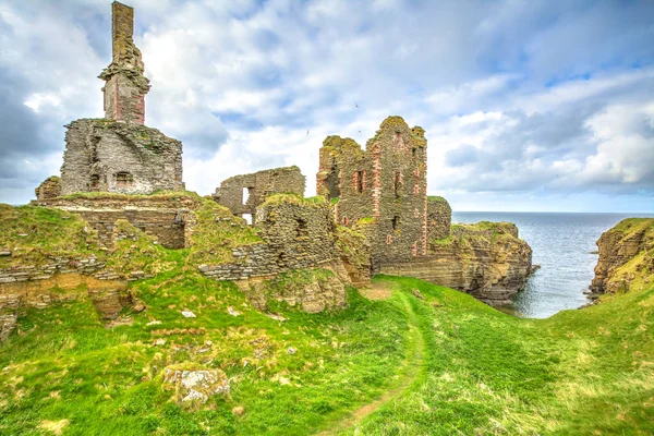 Girnigoe Castle Sinclair — Stock Photo, Image