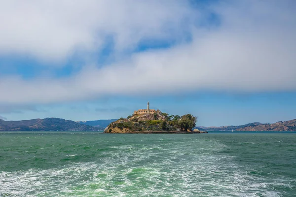 Alcatraz deniz Panoraması — Stok fotoğraf