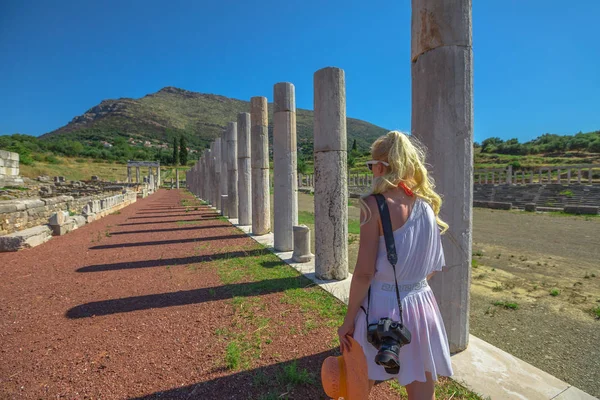 Grekiska ruinerna resor fotograf — Stockfoto