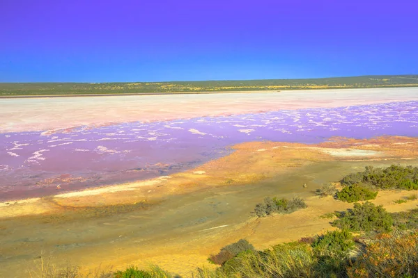 Pink Lake Lookout Stock Picture