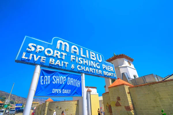 Malibu Pier jele — Stock Fotó