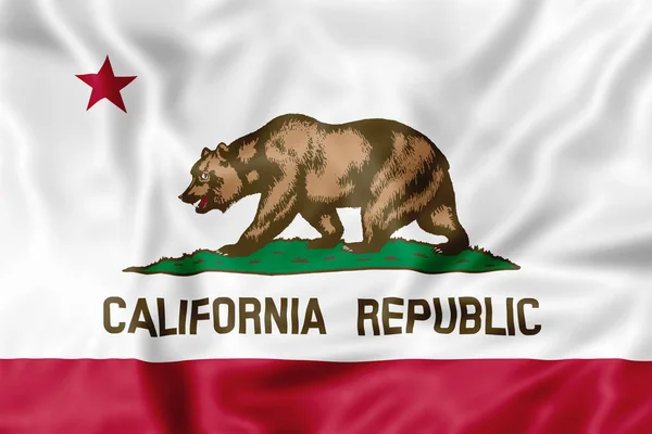 Kaliforniya Cumhuriyeti bayrağı — Stok fotoğraf