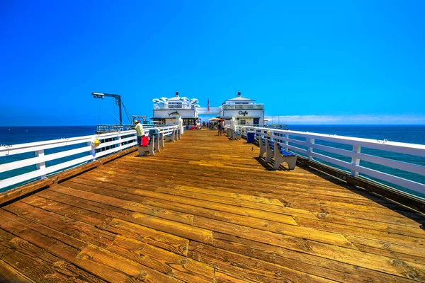 Malibu Californie États Unis Août 2018 Jetée Historique Malibu Une — Photo