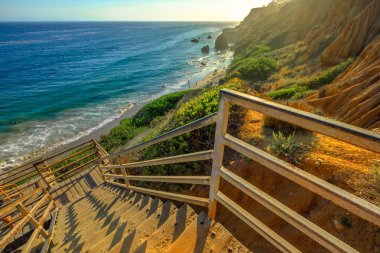 El Matador Beach merdiven