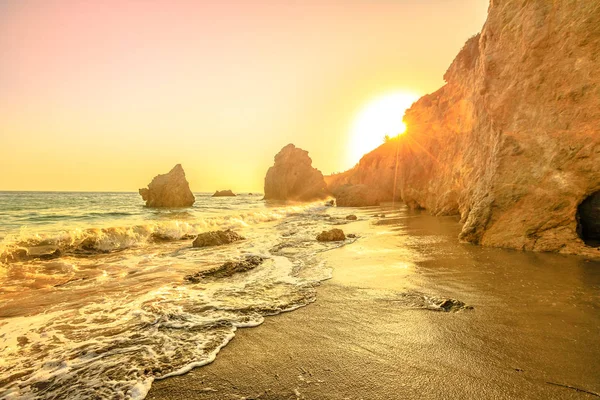 Sunset at El Matador Beach — Stock Photo, Image