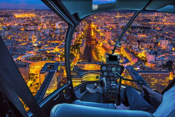 Helicopter on Gare Montparnasse Paris