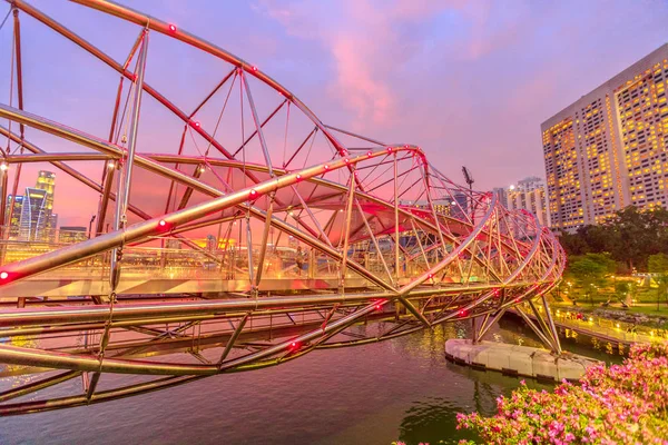 Ponte pedonal de Singapura — Fotografia de Stock