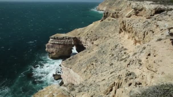 Kalbarri Np φυσική γέφυρα — Αρχείο Βίντεο