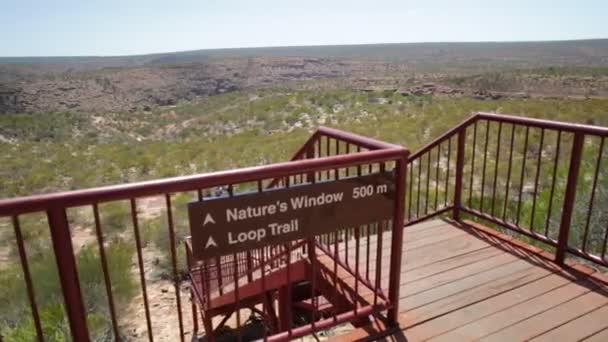 Vista aérea de Kalbarri — Vídeo de Stock