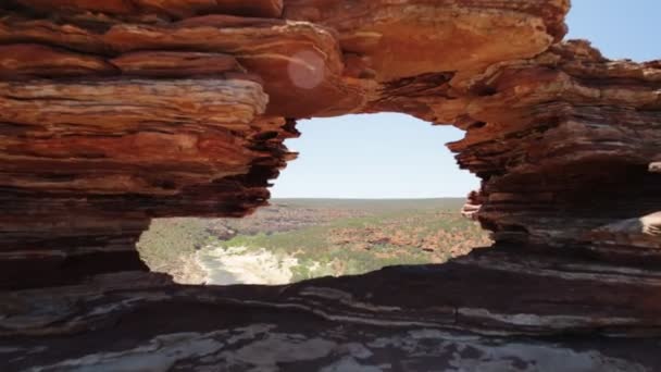 Naturezas Janela Kalbarri — Vídeo de Stock