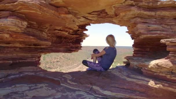 Kalbarri donna vedetta — Video Stock