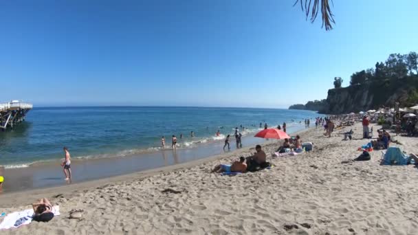 Paradise Cove Pier Malibu — Stockvideo