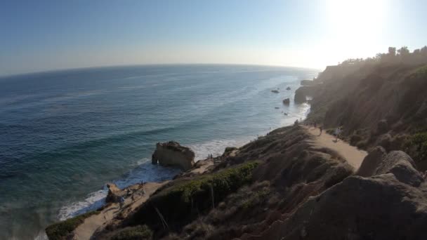 El Matador Beach antenn — Stockvideo