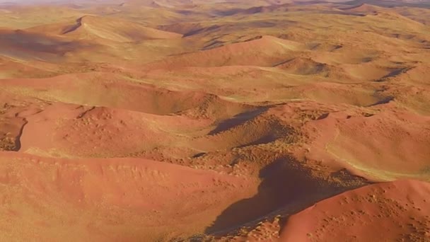 Sossusvlei sivatagi panoráma repülés — Stock videók