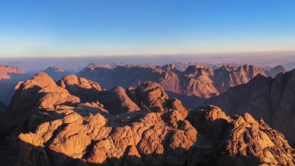 Panorama of Mount Sinai — Stock Video