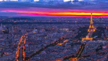 Paris manzarası Panoraması
