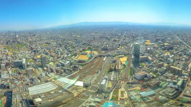 Osaka Panorama sfondo — Video Stock