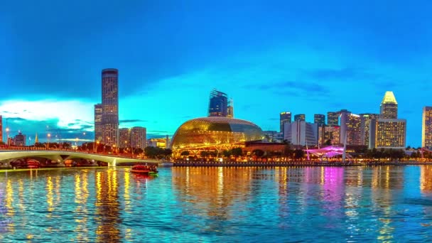 Panoráma Singapuru Panorama — Stock video