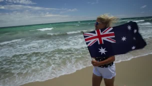 Uruchom plaże Perth — Wideo stockowe