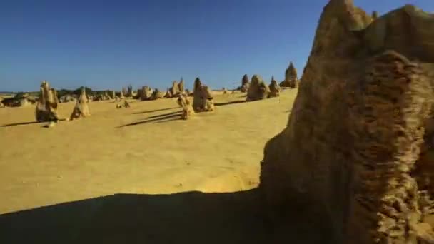 The Pinnacles desert — Stock Video