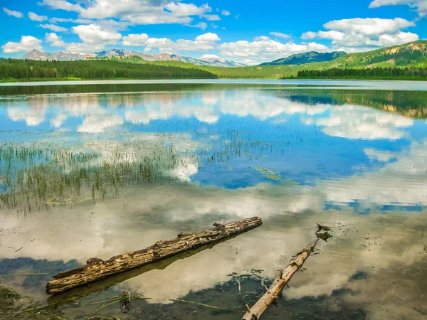 Jackson lago com vista — Fotografia de Stock