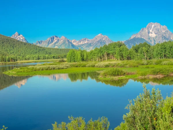 Jackson Lake v Np Grand Teton — Stock fotografie