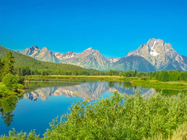 Jackson Lake em Grand Teton — Fotografia de Stock