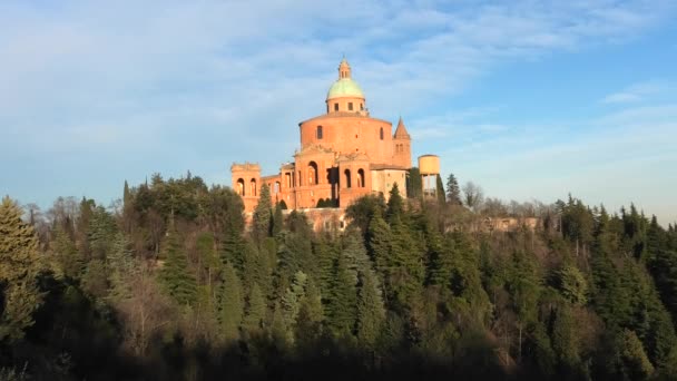Santuario de San Luca paisaje — Vídeos de Stock