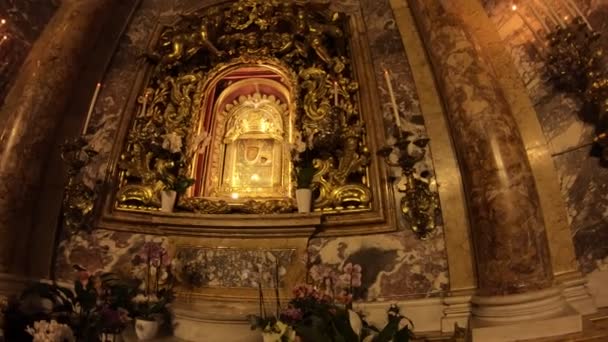 聖母子ボローニャの絵画 — ストック動画