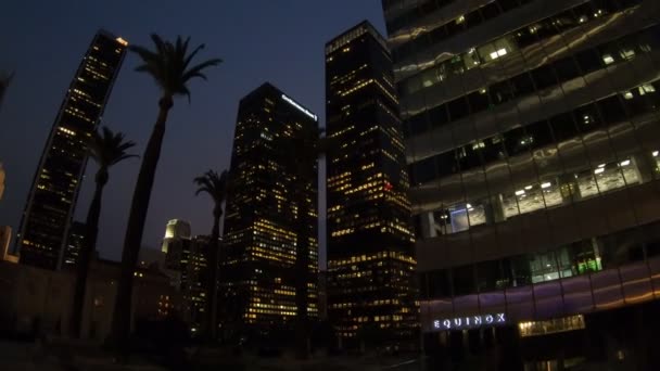 Los Angeles-i felhőkarcolók éjjel
