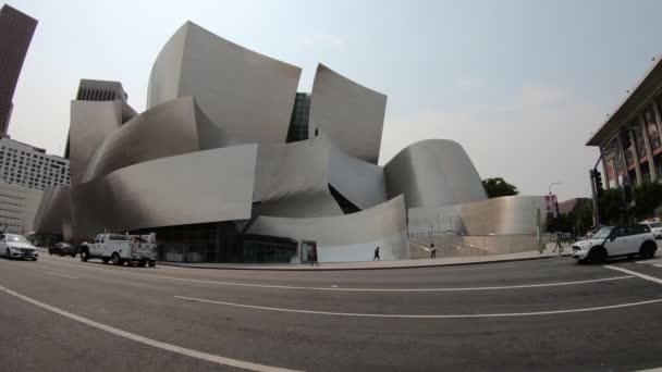 洛杉矶华特迪士尼音乐厅 — 图库视频影像
