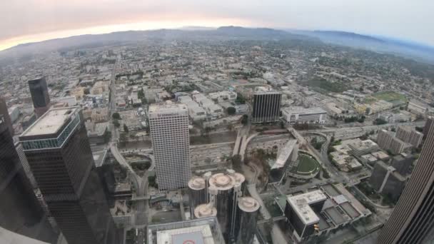 Los Angeles skyline luce del sole — Video Stock