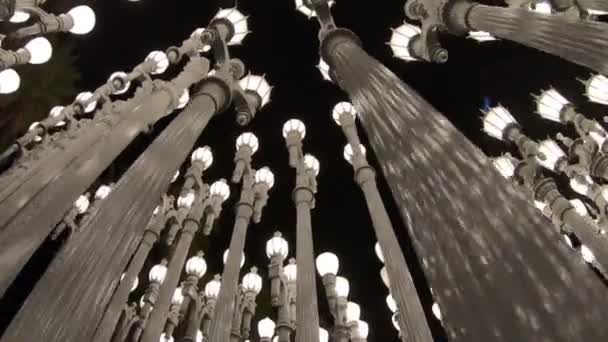 Urban light Los Angeles — Stock Video