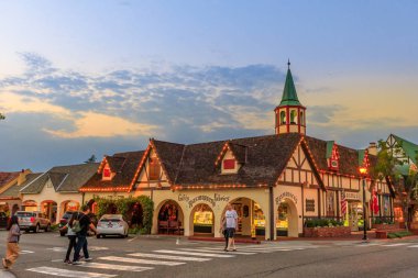 Solvang California alacakaranlık