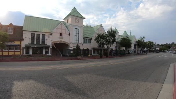 Solvang arkitekturen California — Stockvideo