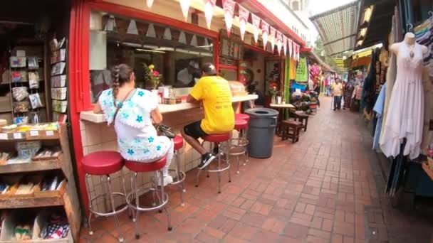 El Pueblo мексиканських ресторанів — стокове відео