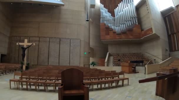 Catedral de Los Ángeles interior — Vídeo de stock