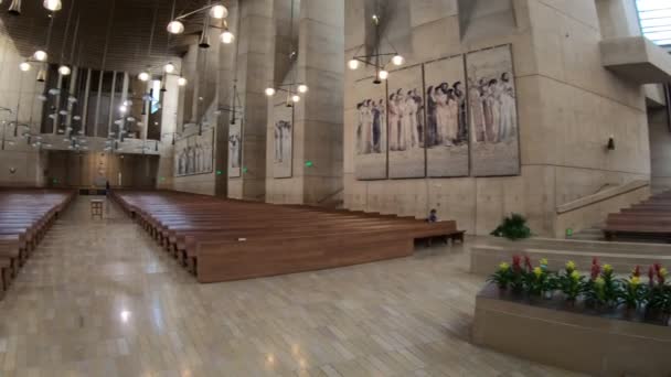 Catedral de Los Ángeles interior — Vídeo de stock